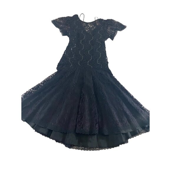 Vintage HW Collections Drop Waist Sequin Mermaid Style Cocktail Dress - 11-12 - Picture 1 of 14